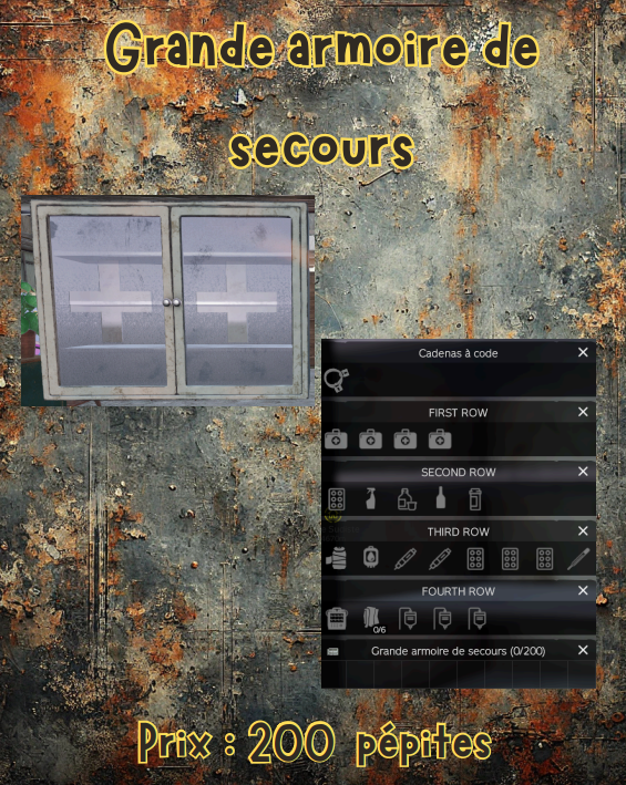 grande armoire de secours