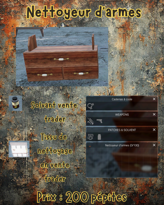nettoyeur d'armes