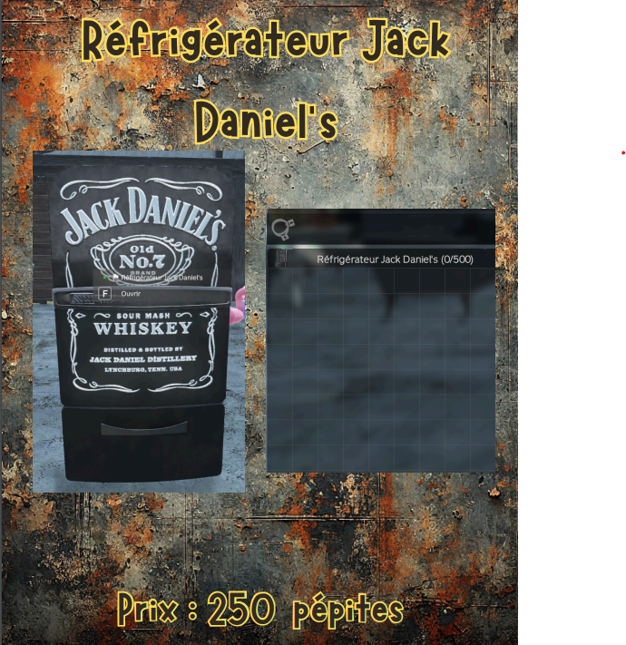 refrigerateur Jack Daniel's